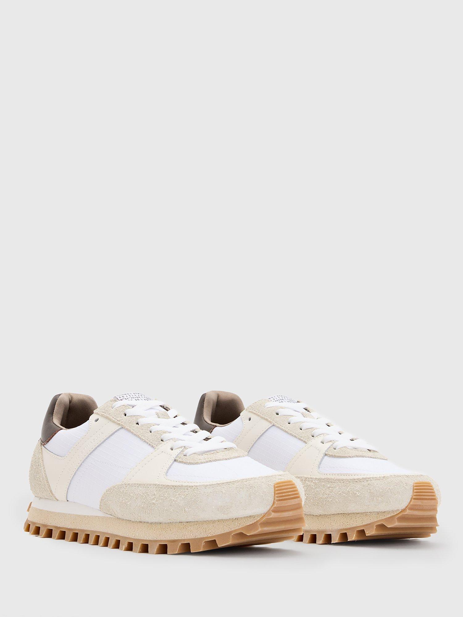 Product image 4 of 6, which shows AllSaints Viggo Low Top Runner Trainers, Chalk White, EU41
