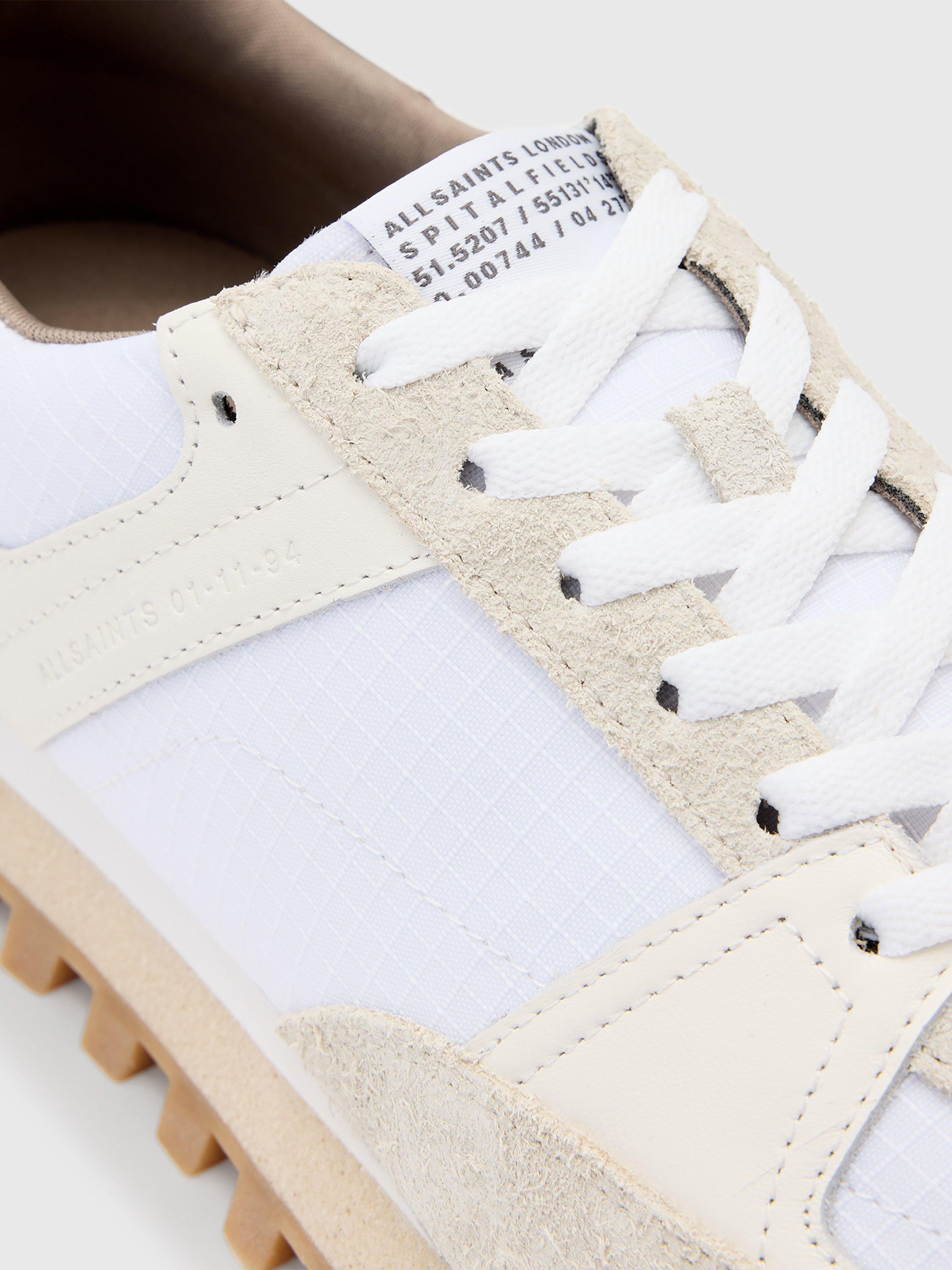 Product image 5 of 6, which shows AllSaints Viggo Low Top Runner Trainers, Chalk White, EU41