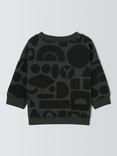 John Lewis Baby Shape Sweatshirt, Charcoal