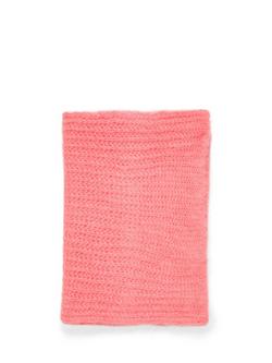 Part Two Resha Textured Knit Scarf, Flamingo Plume, Flamingo Plume