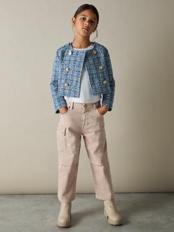 Reiss Kids' Ocean Pocket Jeans, Camel - view 2, Camel