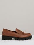Reiss Lianna Leather Chunky Loafers