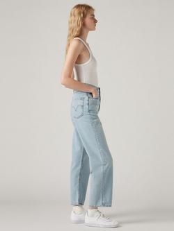 Levi's Ribcage Straight Ankle Jeans, Middle Road - view 2, Middle Road