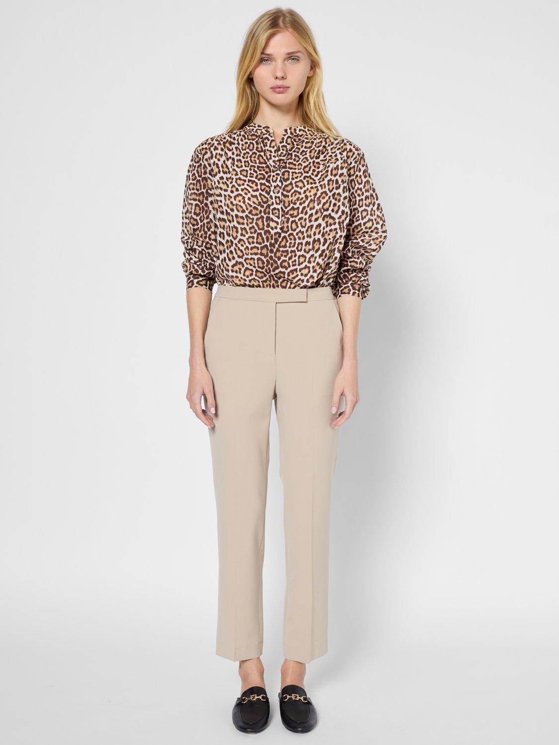 Product image 2 of 5, which shows Gerard Darel Liana Tailored Trousers, Beige, 10