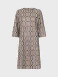 Gerard Darel Paty Round Neck Sequin Dress, Bluesky