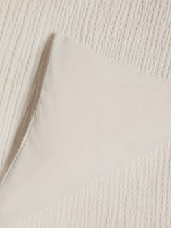 John Lewis Cotton Seersucker Duvet Cover Set - view 2, Natural Natural