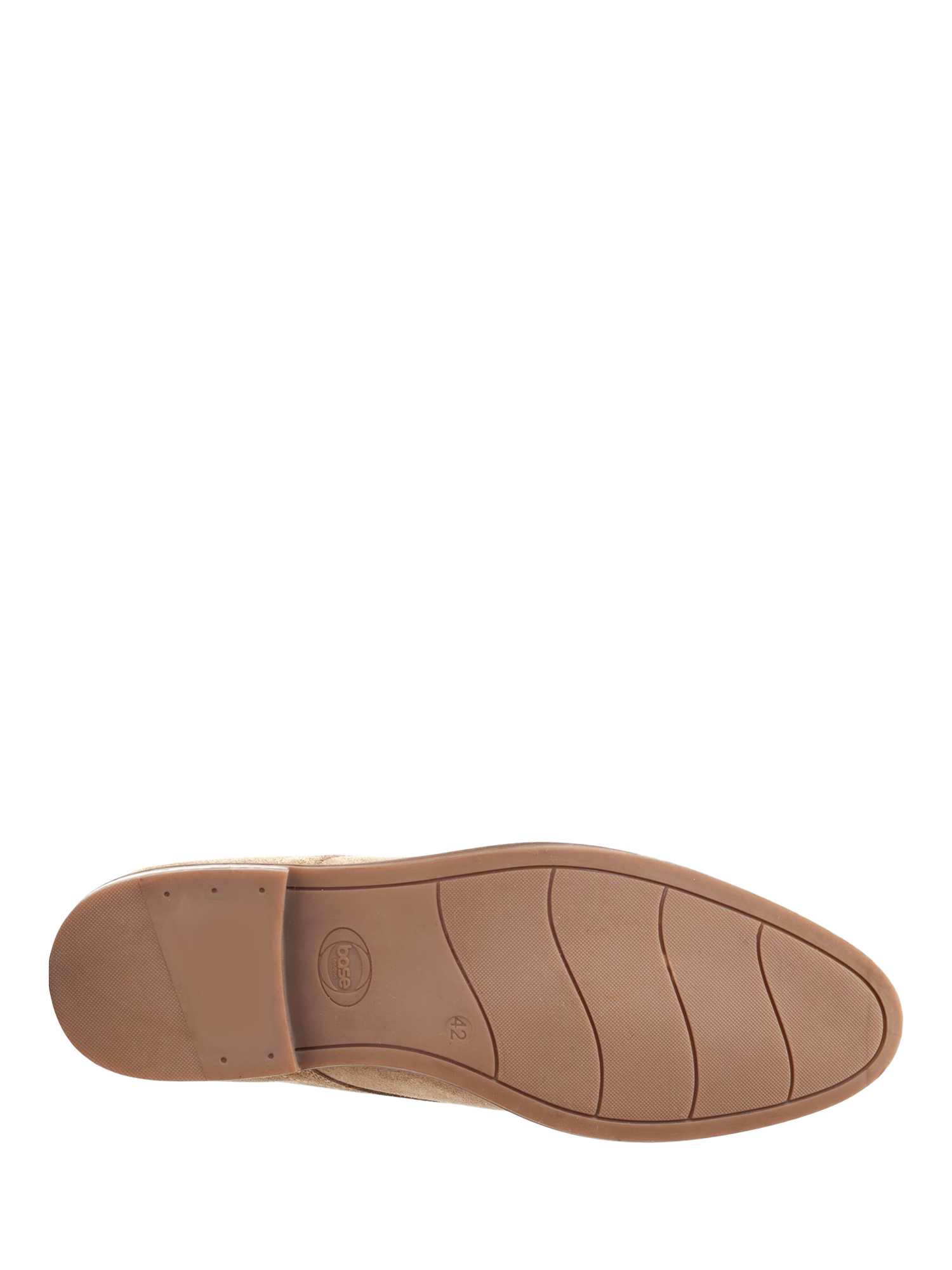 Product image 4 of 5, which shows Base London Bronte Suede Derby Shoes, Camel, 8