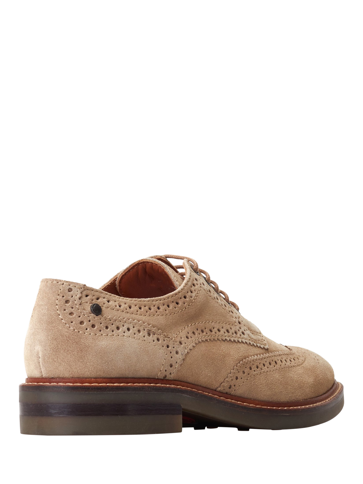 Product image 3 of 5, which shows Base London Hatfield Suede Brogues, Tan, 7