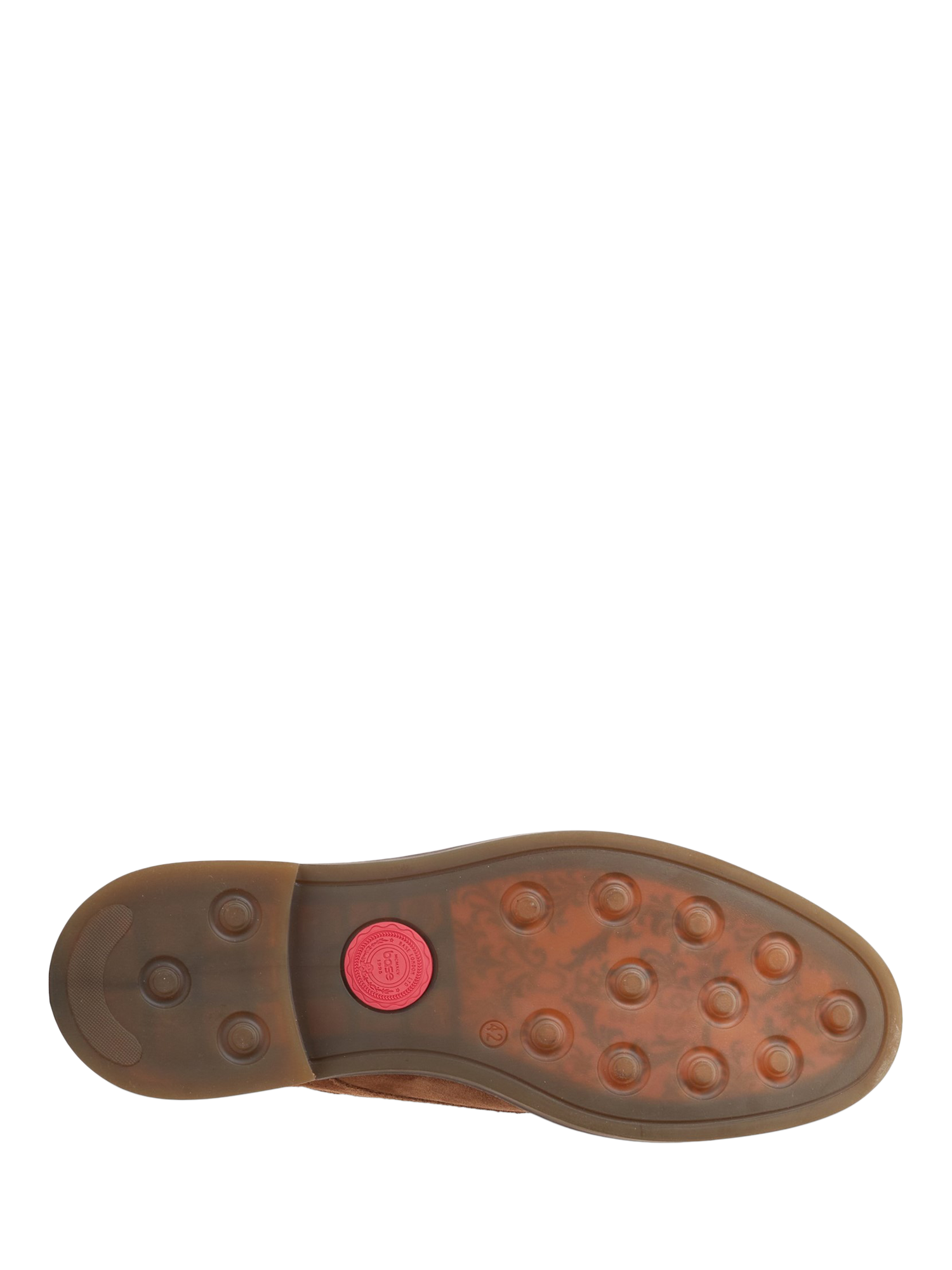 Product image 4 of 5, which shows Base London Mawley Suede Derby Shoes, Camel, 7