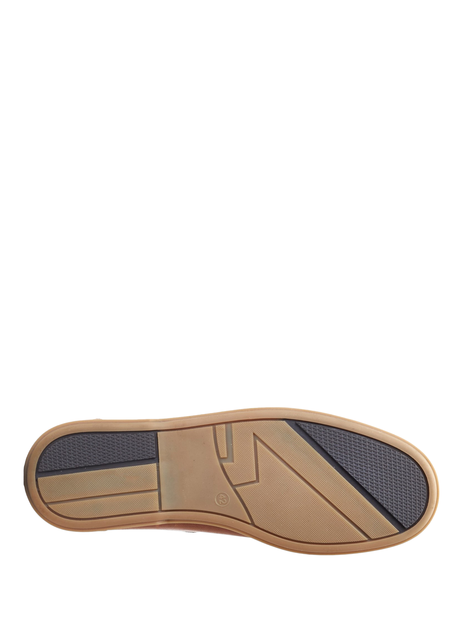 Product image 4 of 5, which shows Base London Stern Leather Boat Shoes, Tan, 7