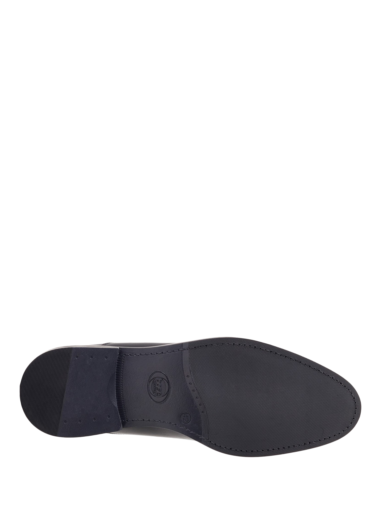 Product image 4 of 5, which shows Base London Magnus Leather Toe-Cap Derby Shoes, Black, 8