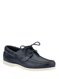 Jones Bootmaker Parsons Leather Boat Shoes, Navy/White