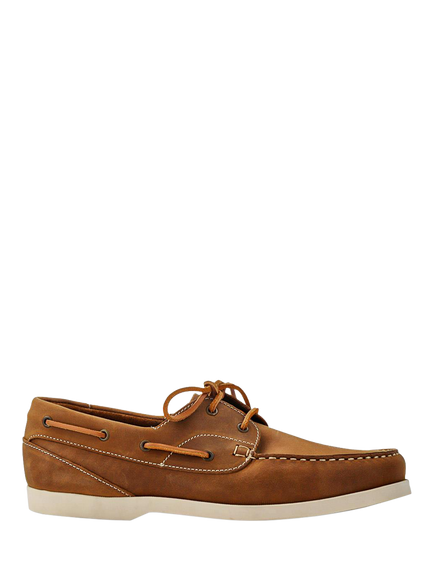 Jones Bootmaker Parsons Leather Boat Shoes, Tan