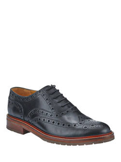 Jones Bootmaker Bertie Leather Oxford Brogues - view 2, Black