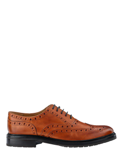 Jones Bootmaker Bertie Leather Oxford Brogues, Tan