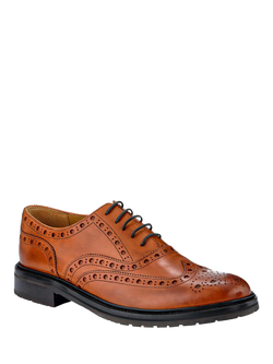 Jones Bootmaker Bertie Leather Oxford Brogues - view 2, Tan