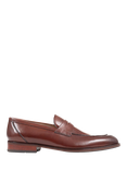 Jones Bootmaker Russell Leather Penny Loafers, Chestnut