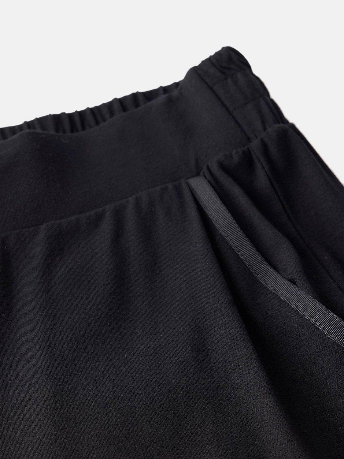 Product image 8 of 8, which shows Mint Velvet Palazzo Wide Leg Trousers, Black, L