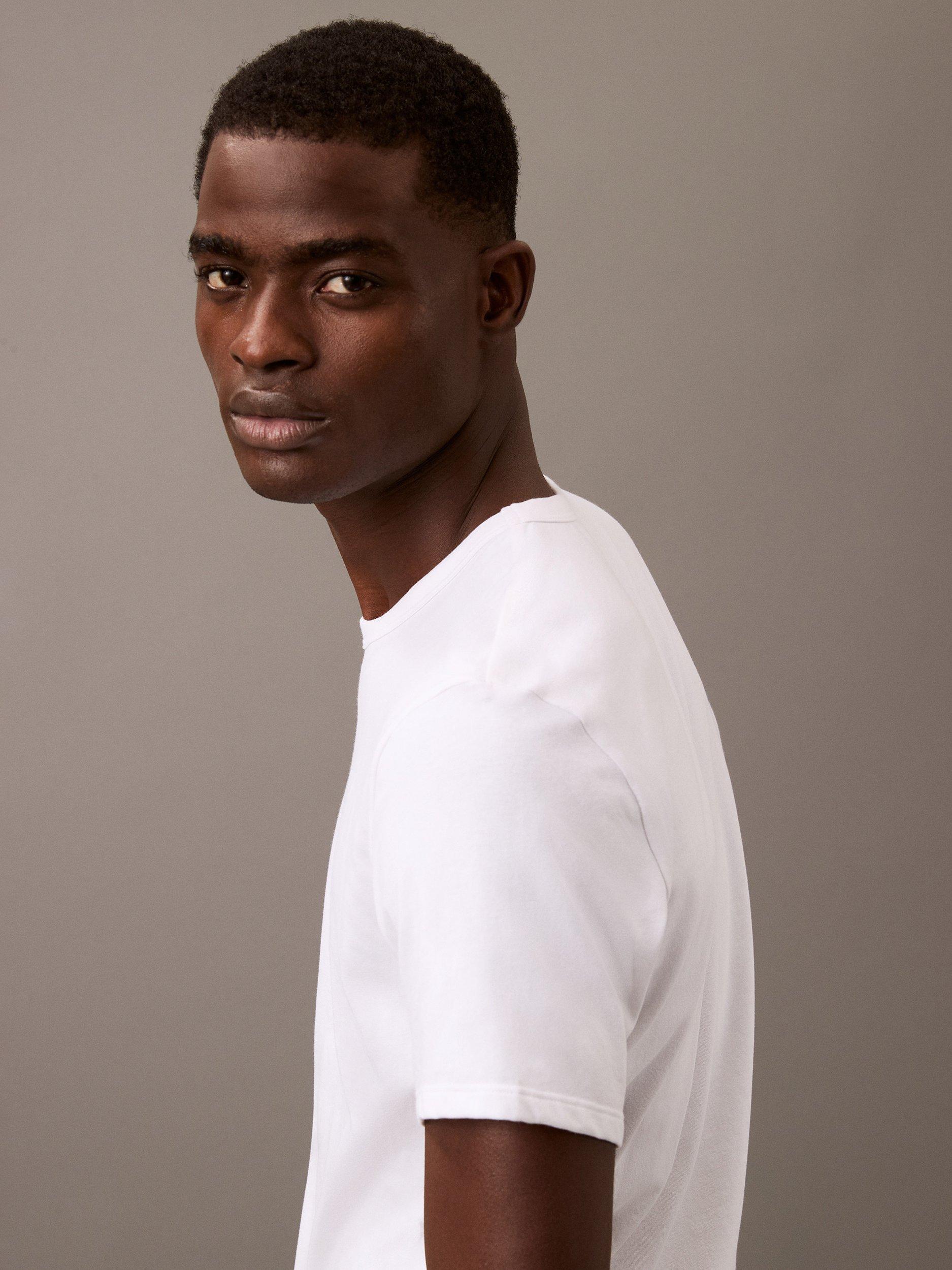 Product image 1 of 5, which shows Calvin Klein Underwear T-Shirt, Pack of 3, White, XS