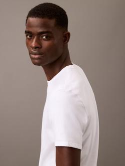 Calvin Klein Cotton Crew Neck Lounge T-Shirt, Pack of 3 - view 2, White