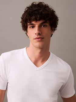 Calvin Klein V-Neck Lounge T-Shirt, Pack of 3 - view 2, White