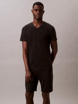 Calvin Klein V-Neck Lounge T-Shirt, Pack of 3 - view 2, Black