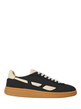 SAYE M70 Dart Vegan Leather Lace Up Trainers, Black