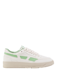 SAYE M82 Hybrid Vegan Leather Lace Up Trainers, White/Multi