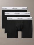 Calvin Klein Icon Stretch Cotton Boxer Briefs, Pack of 3, Black
