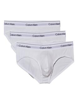 Calvin Klein Icon Cotton Stretch Briefs, Pack of 3, White, White