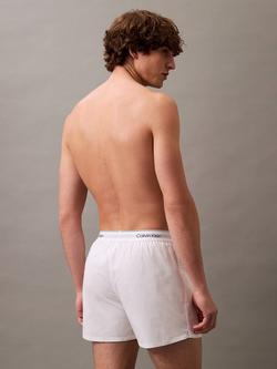 Calvin Klein Icon Cotton Stretch Slim Boxers, Pack of 3, Black/White/Grey - view 2, Black/White/Grey