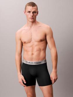 Calvin Klein Micro Stretch Boxer Briefs, Pack of 3, Black, Black