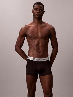 Calvin Klein Micro Stretch Trunks, Pack of 3, Black, Black