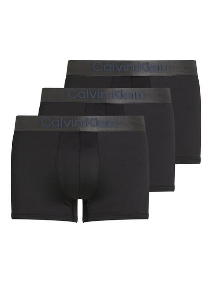 Calvin Klein Micro Stretch Trunks, Pack of 3, Black, Black