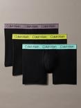 Calvin Klein Micro Stretch Boxer Briefs, Pack of 3, Black/Multi