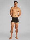 Calvin Klein Micro Stretch Low Rise Trunks, Pack of 3, Black/Beau/Mauve
