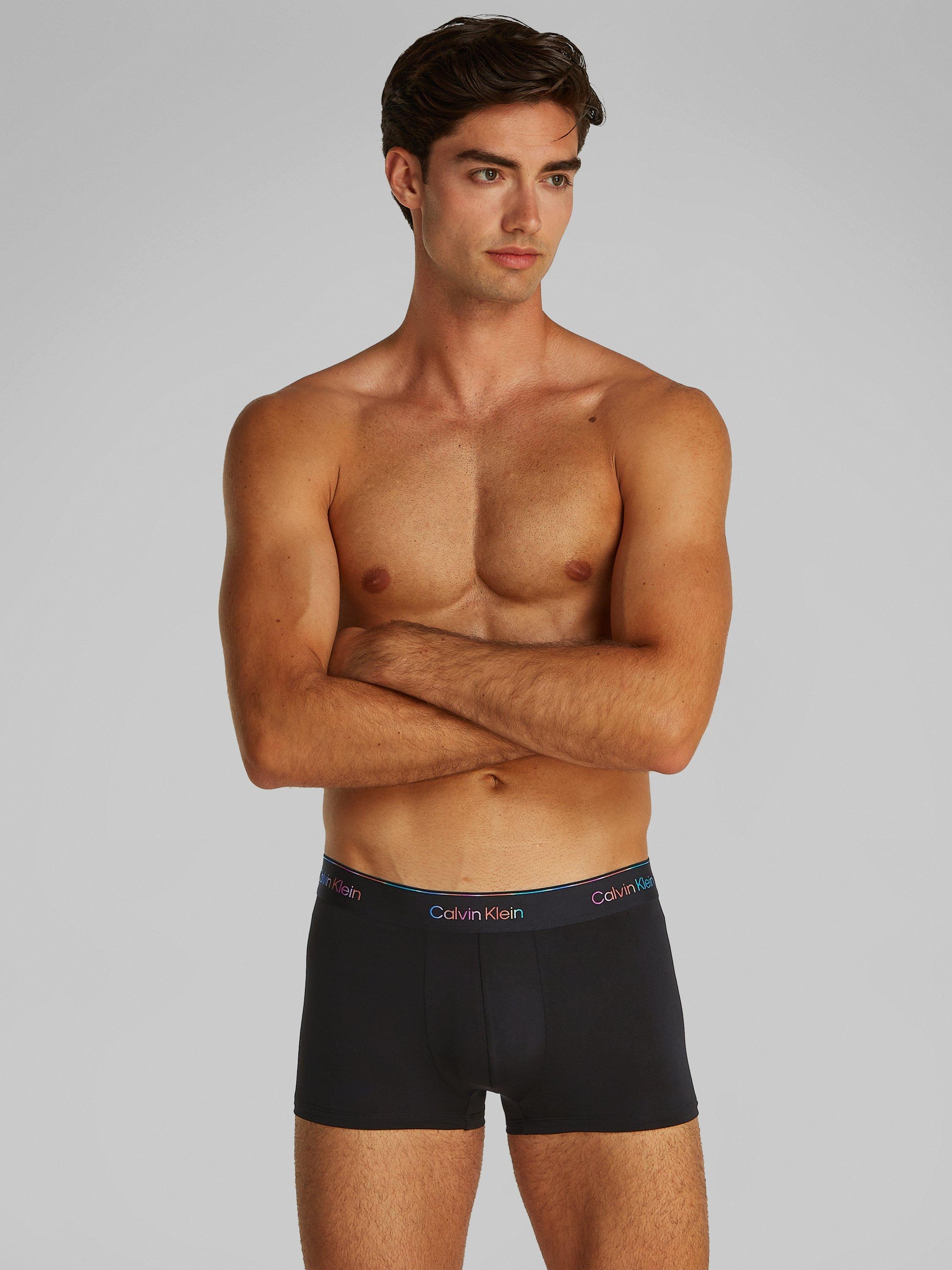 Calvin Klein Micro Stretch Pride Low Rise Trunks, Black