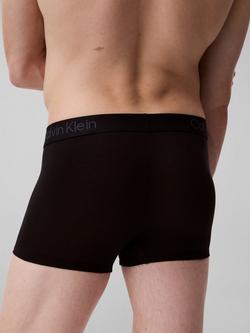 Calvin Klein Ultra Soft Modal Trunks, Pack of 3, Black, Black