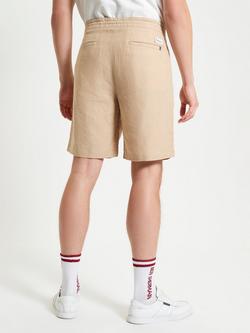 Ben Sherman Linen & Cotton Blend Shorts, Stone - view 2, Stone