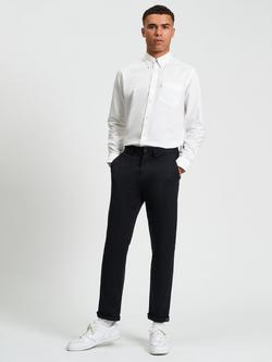 Ben Sherman Signature Slim Fit Cotton Chinos, Black