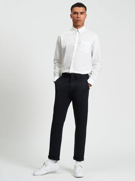 Ben Sherman Signature Slim Fit Cotton Chinos, Black