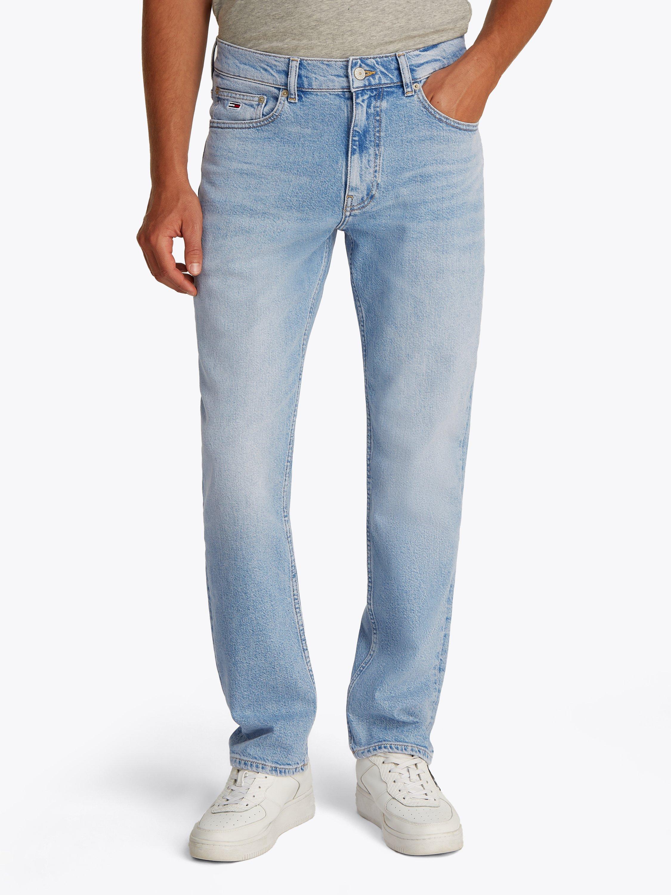 Tommy Jeans Ryan Slim Straight Jeans, Light Blue