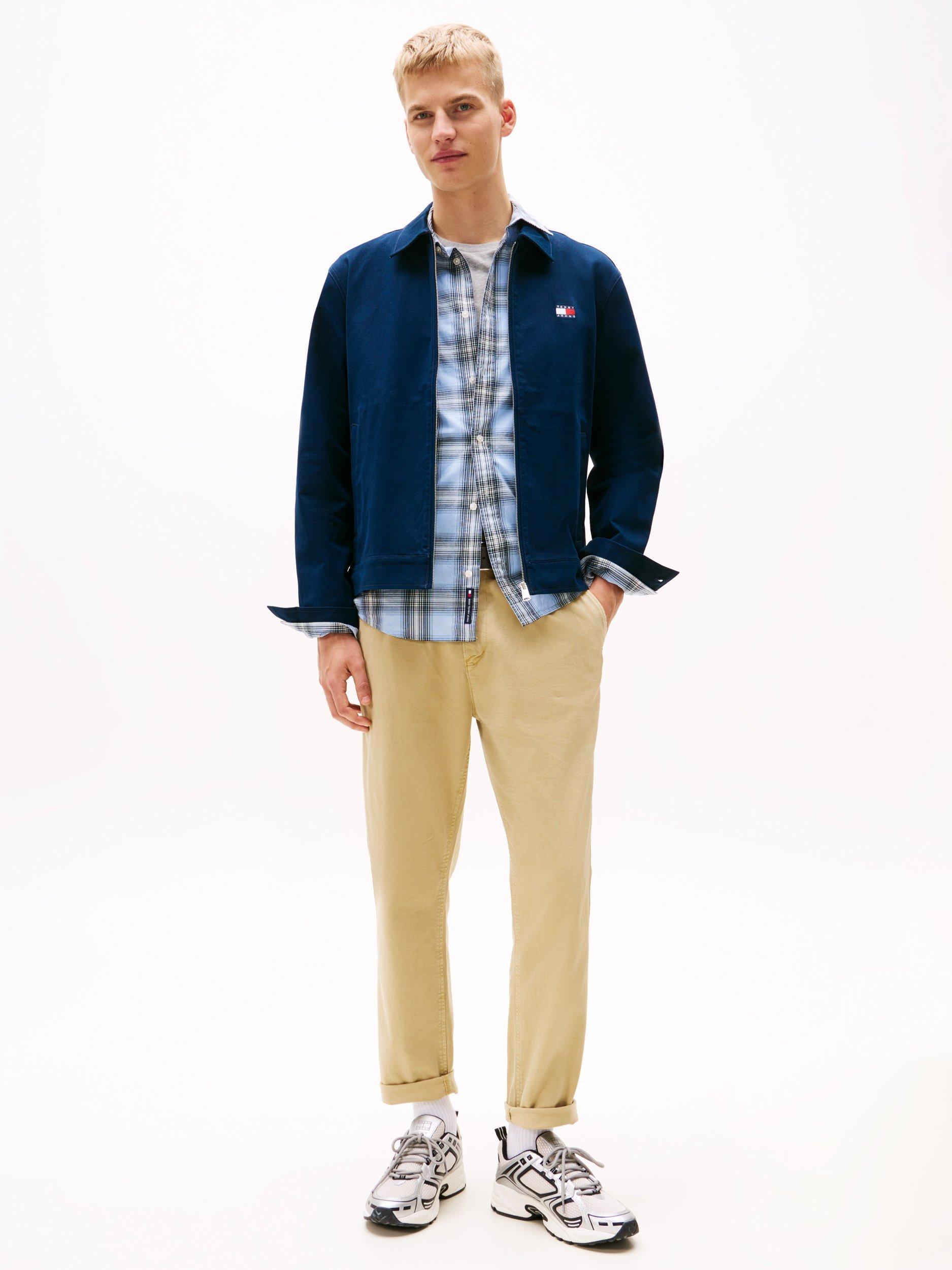 Product image 3 of 5, which shows Tommy Jeans Isaac Stretch Chinos, Relic Tan, S