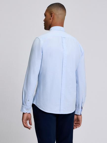 Ben Sherman Signature Cotton Oxford Shirt - view 2, Sky