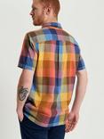 Ben Sherman Cotton Regular Fit Check Shirt, Sienna