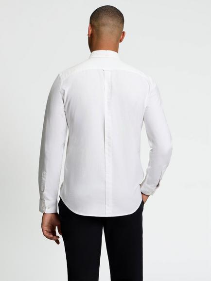 Ben Sherman Signature Cotton Oxford Shirt - view 2, White