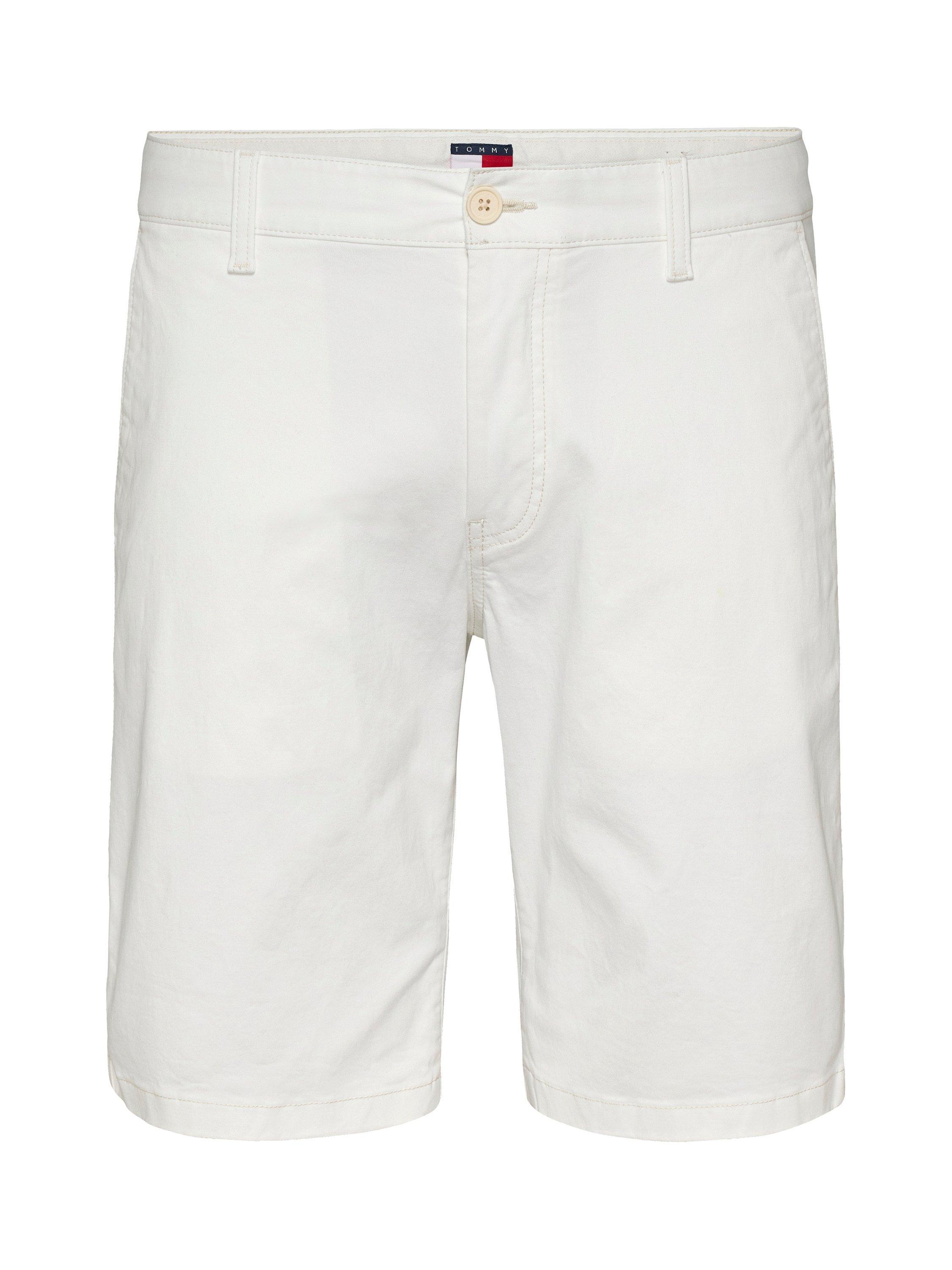 Product image 1 of 4, which shows Tommy Hilfiger Scanton Cotton Blend Shorts, White, 28R