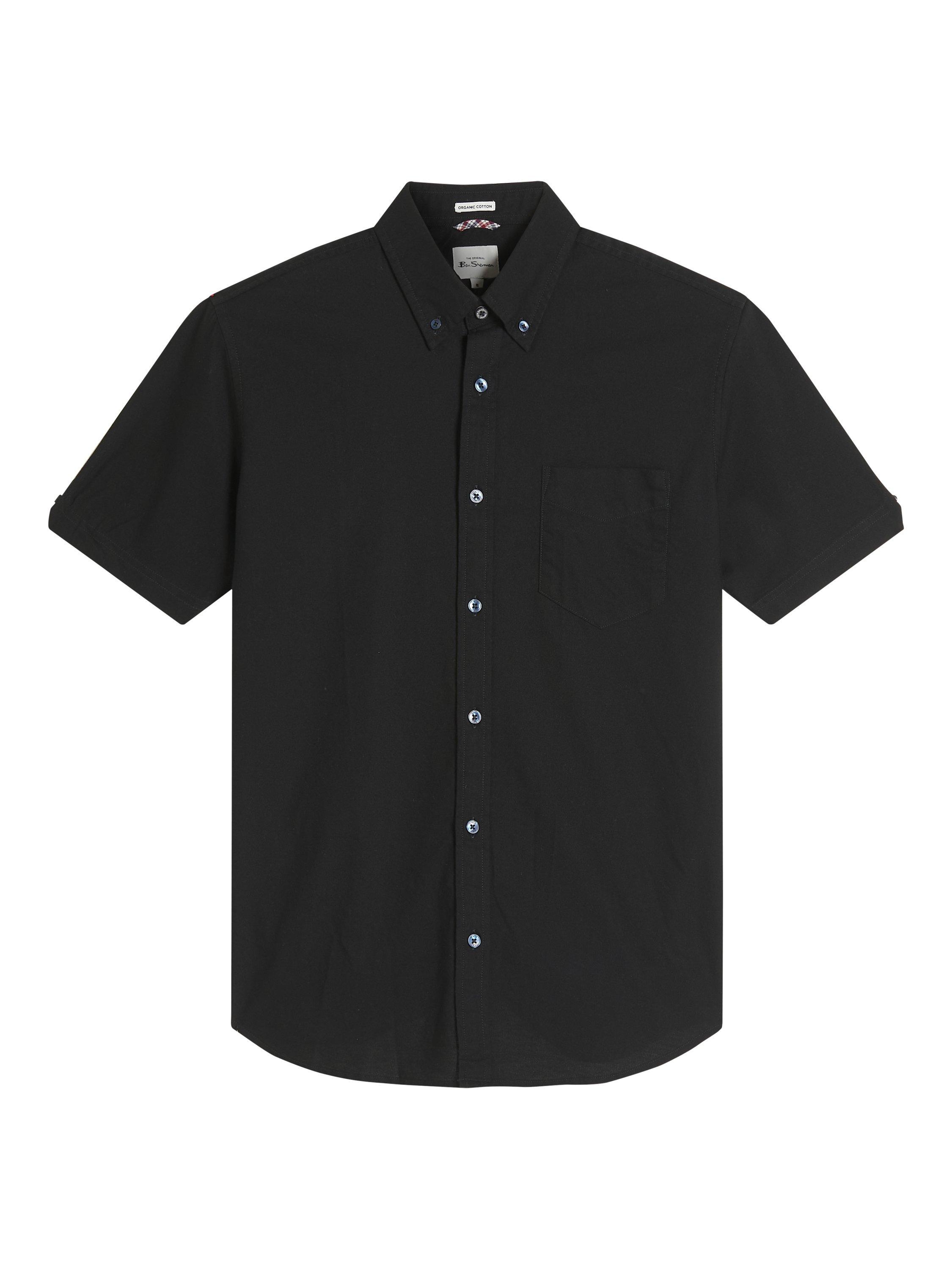 Product image 5 of 5, which shows Ben Sherman Signature Organic Cotton Regular Fit Shirt, Black, S