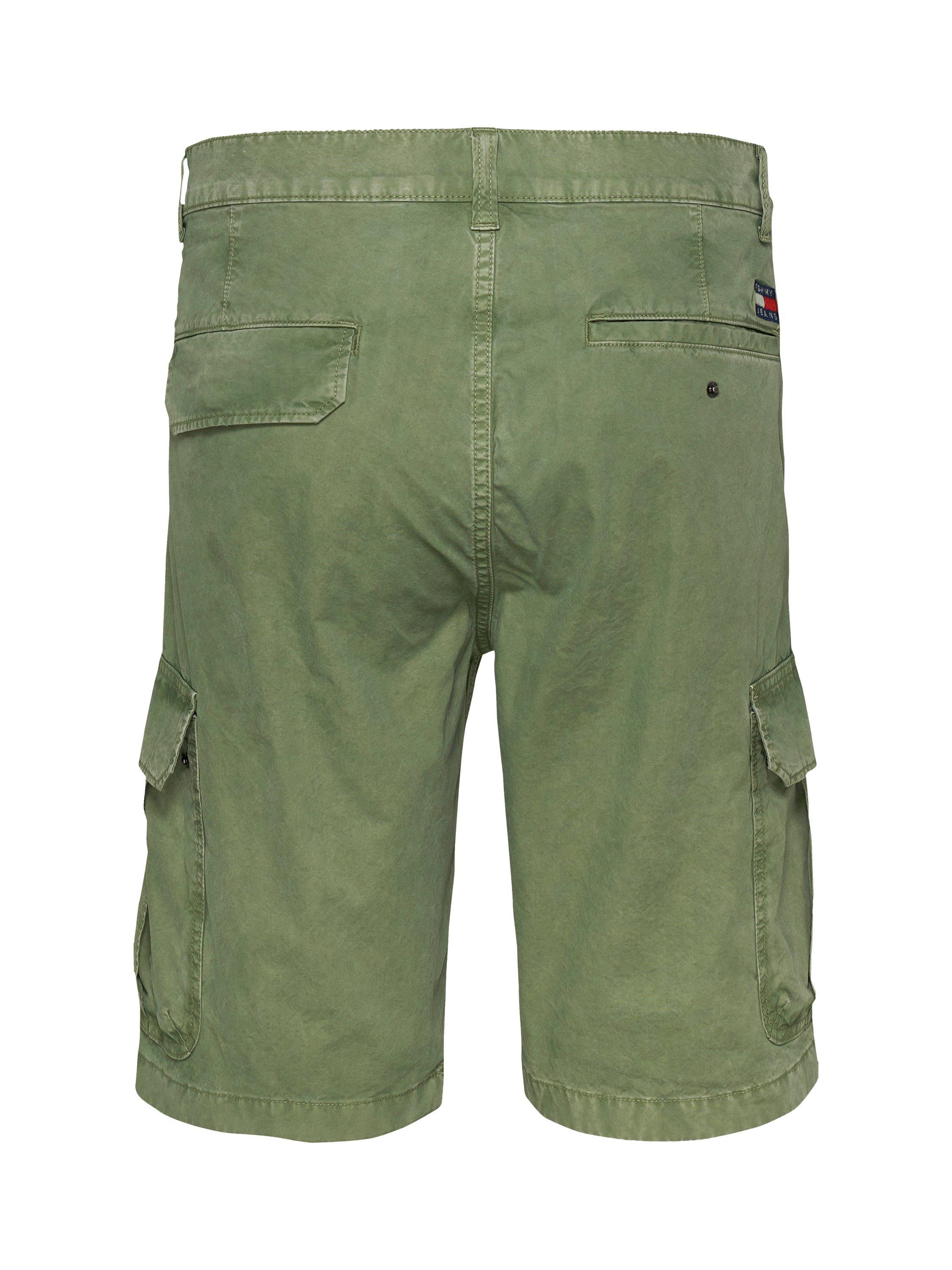 Product image 6 of 8, which shows Tommy Hilfiger Otis Cotton Cargo Shorts, Mid Green, 29R