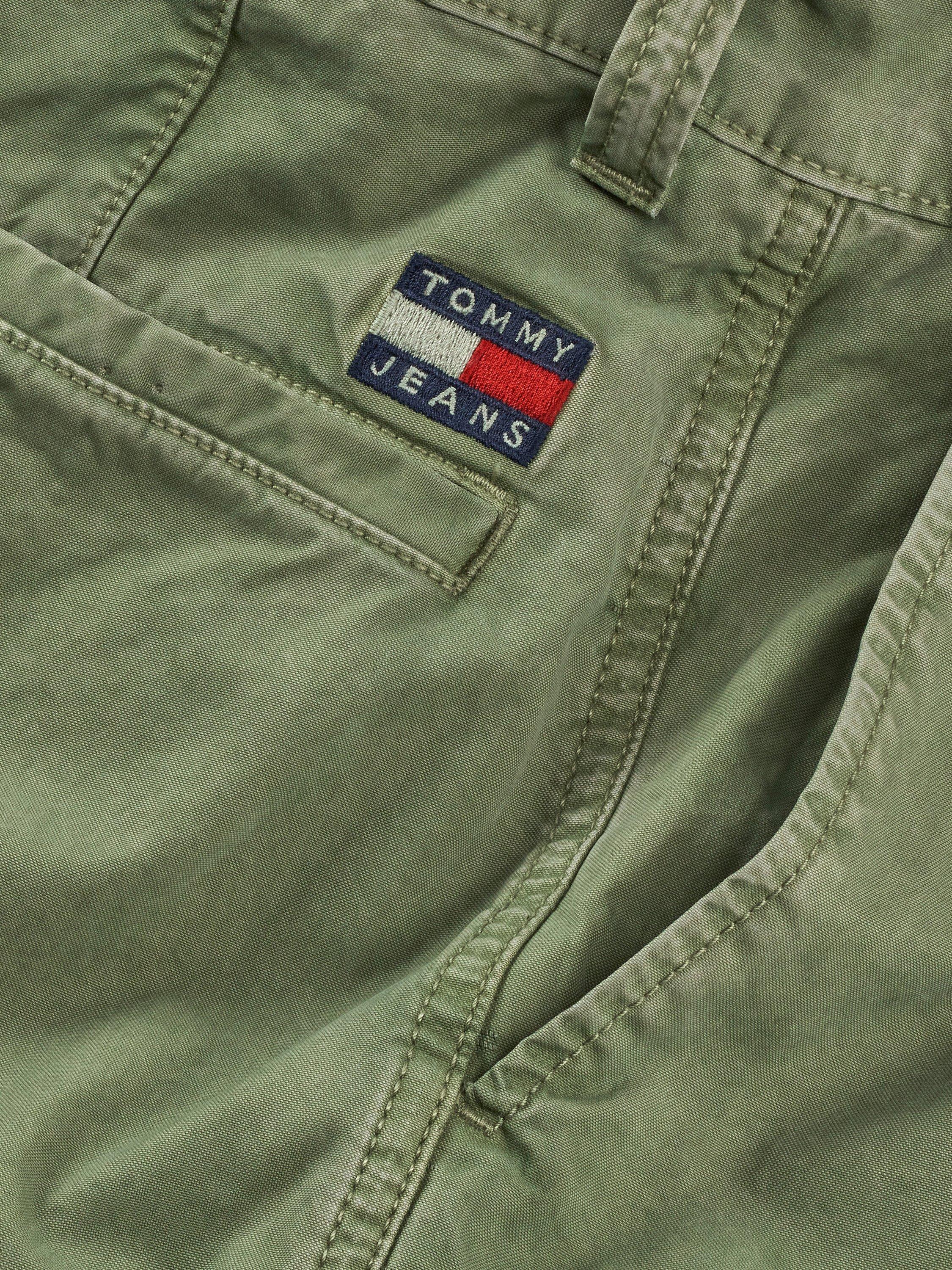 Product image 8 of 8, which shows Tommy Hilfiger Otis Cotton Cargo Shorts, Mid Green, 29R